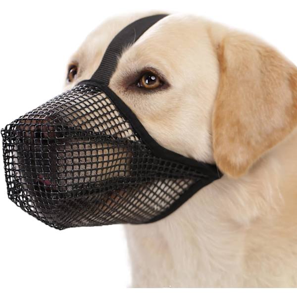 Hunde snude, blød mesh snude til små mellemstore store hunde labrador tysk sh