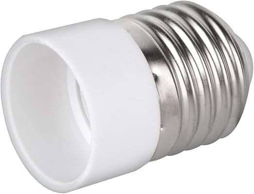 4x sokkeladapter - E27 til E14 sokkelkonverter - E14 base lampholderadapter til halogen LED-pære