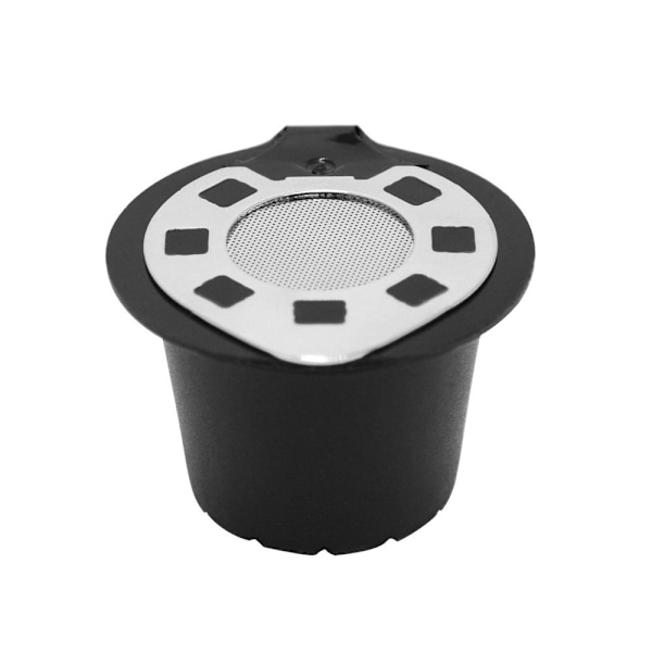 3PCS Kaffe Kapsel, Gjenbrukbar Rustfritt Stål Påfyllbar Kaffe Kapsel Filter Enkelt å Rengjøre med Skje Børste for Maskin