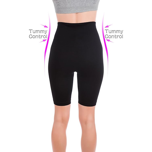 Kvinnors magkontroll fitness träning löpning cykelshorts yogashorts (