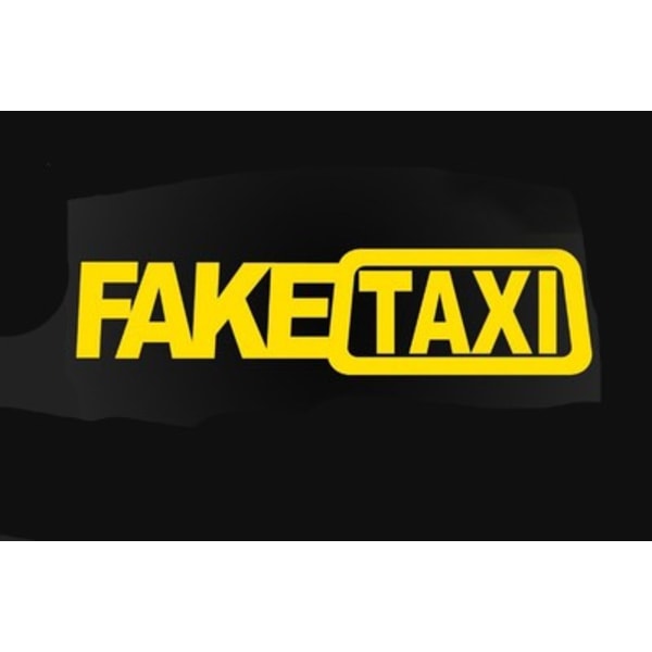 10 stk. Bilklistermærker - FAKETAXI Stickers Fake Auto Sticker Auto Sti