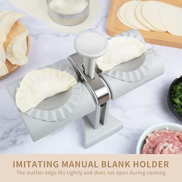 Dumpling maskin cutter husholdning dobbel hode automatisk dumpling maskin mo