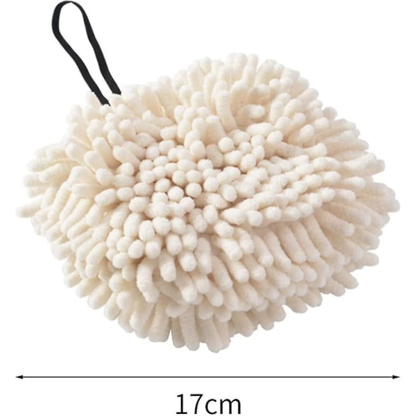 2 stk. Håndkle til håndtørker - Chenille Mikrofiber Håndklær til rask tørking