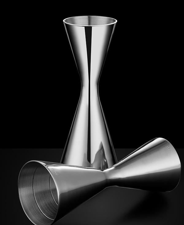 Cocktailmåler, Sølv Målebæger Til Professionel Bartender 30ml x 6