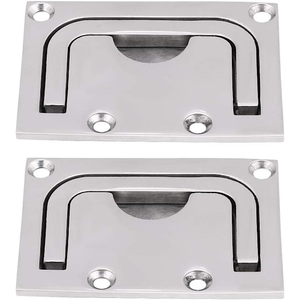 Båt Flush Hatch Locker, Pull Down Hatch Båthåndtak i rustfritt stål Cabine