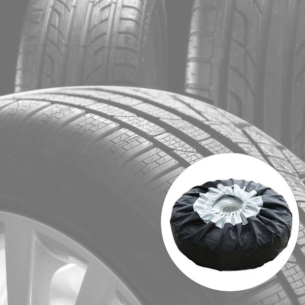 4 kpl autonrenkaan rengassuojia, autonrenkaiden suojaus, vedenpitävä lumi- ja aurinkosuoja