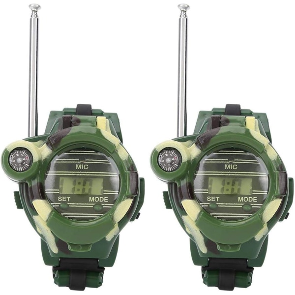 2 kpl ABS- watch, radiopuhelin kaksisuuntainen radio lasten leluille