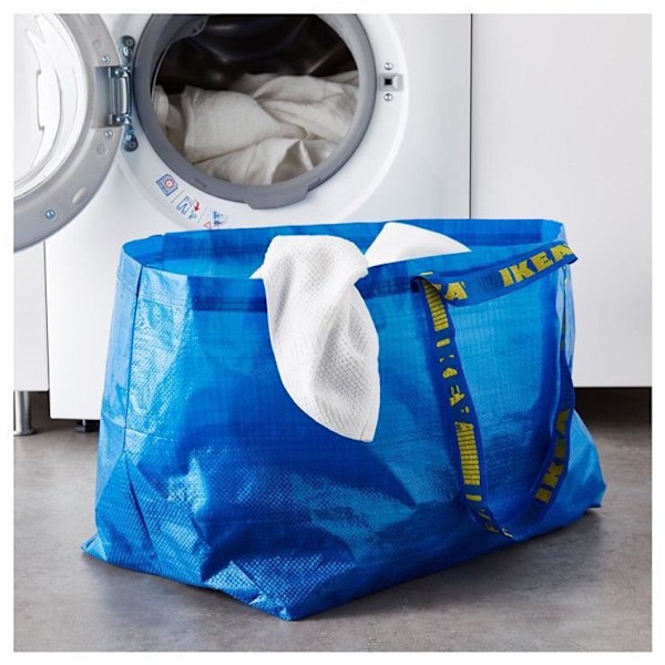 Sett med 2 store handleposer Blå (71L, 55*37*35cm)