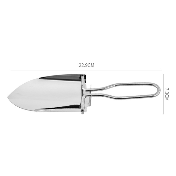 3 stk Mini håndspade, sammenleggbar camping spade rustfritt stål spade bærbar multifunksjonell camping hageverktøy