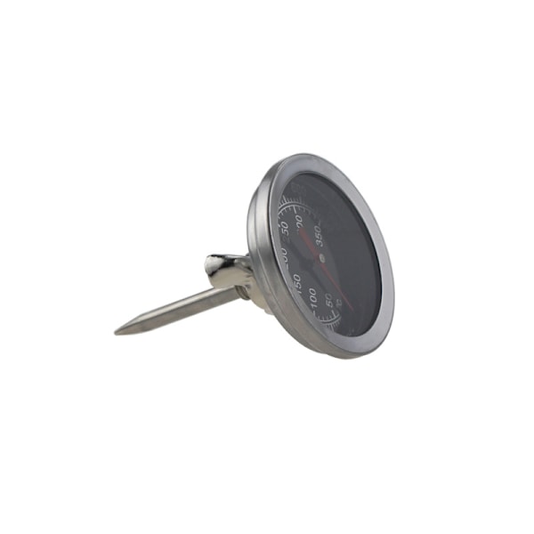 Grilltermometer til kulgrill, 50 mm rustfrit stål pizzatermometer, reservedele til grill