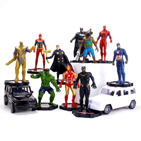 Superhelt/\"Avengers\" 10-pak figurer Multicolor