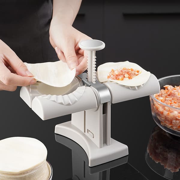Dumpling maskin cutter husholdning dobbel hode automatisk dumpling maskin mo