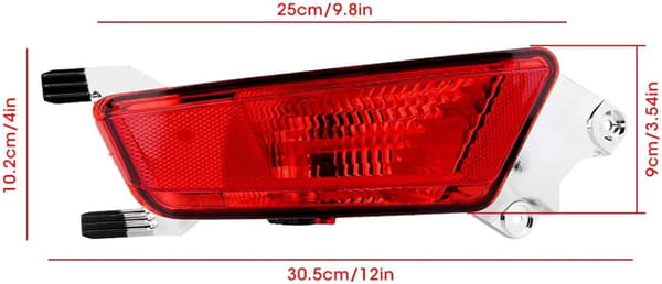 Venstre bakre tåkelys med base LR025149 Passer til Range Rover/Evoque 11-19