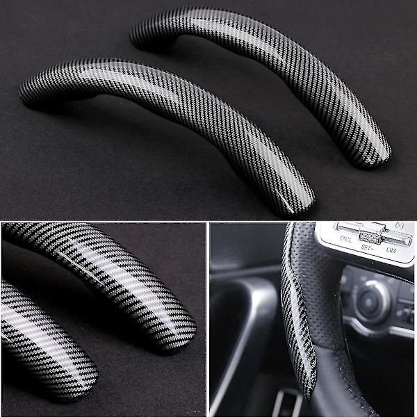 2 st ersättningskolfiber lastbil Suv Universal Anti Slip ratt