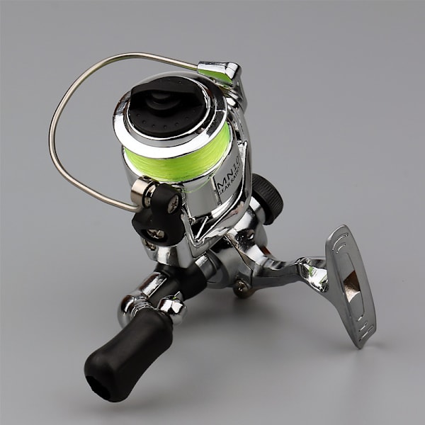 Mini 100 Spinning Reel - Kalastustarvikkeet Pieni Spinning Reel 4.3:1 Metalli