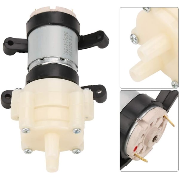 Membranpumpe, DC 24V Mini Elektrisk Pumpe kompatibel med Te-maskine Akvarium