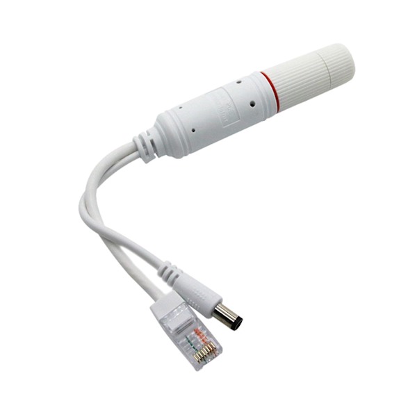 Aktiv 48v till 12v vattentät poe-splitter, Ieee 802.3af kompatibel 10/100mbp