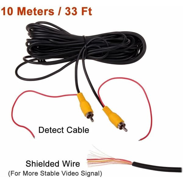 10M 32FT videokabelforlengelse rca-kontaktkabel phono-pluggkontaktplugg for