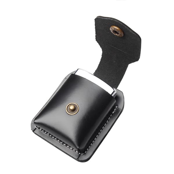 Zippo pung, læder Zippo lighter etui til bælte