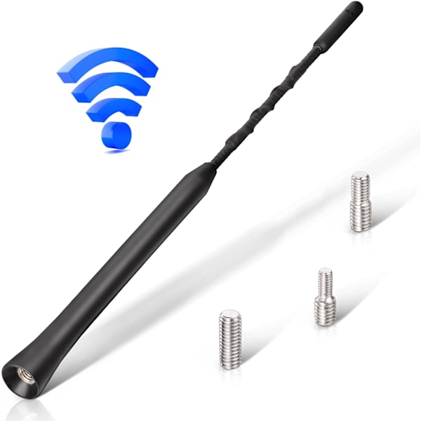 Billaнтенne Auto Radio Tagantenne 23cm Universal Udskiftning Autoantenne med Kraftig FM/DAB Modtagelsesfunktion