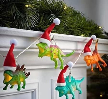 10 Led-dinosaur-valosarja, 1,5 m joulujuhlatarvikkeet,