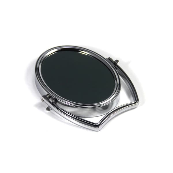 2 st små silver bordspegel för smink 83*105mm