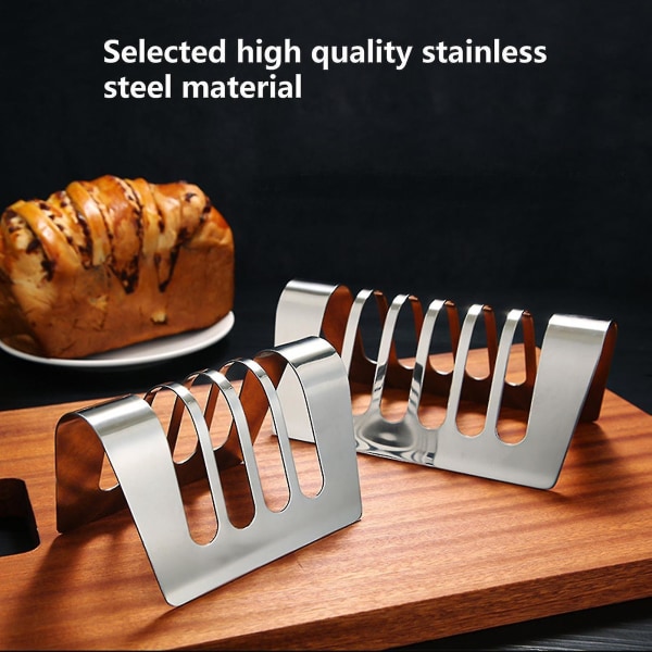 Toaststativ i rustfritt stål, matvarekvalitet, rustfritt, med flere hull