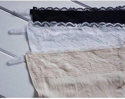 Clip On Mock Camisoles (3 Pack) Hvid Sort Beige