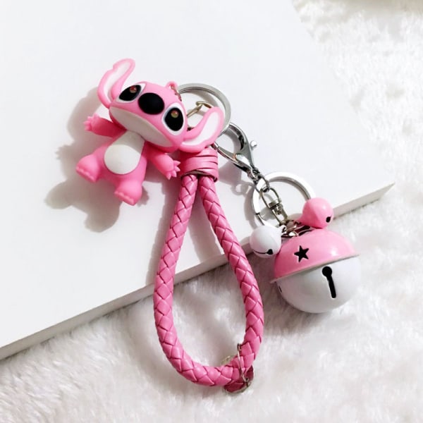 En set 2-stifts nyckelringar, Lilo och Stitch nyckelringar, Stitch nyckel