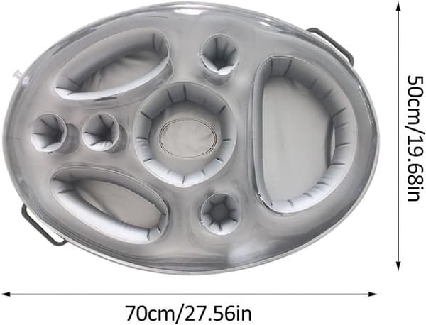 Pool Float Kopholder Oppustelig Strand Pool Bøje Oppustelig Jacuzzi Madrasser