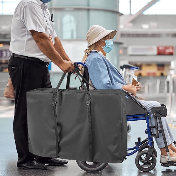 Foldbar Rollator Opbevaringspose - 106,7 x 71 x 23 cm - Beskyttende Dæksel til Rollator og Scooter