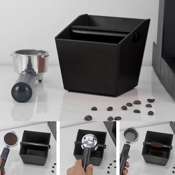 Kaffe Knock Box, Kaffegrundsbeholder Knock Box Kaffeboks Kaffegrundsbeholder Kaffegrundskande, Barista Kaffetilbehør Kaffegrund