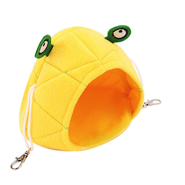 Hamsterin talo Hamsterin vuodevaatteet Talvi Ripustettava Hedelmä Ananas Lämmin Sänky N