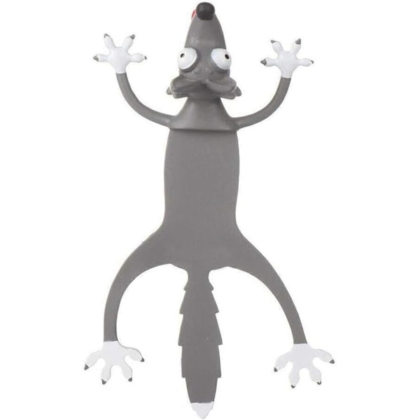 Söpö kirjanmerkki 3D-sarjakuvakirjanmerkki 2 kpl sarja - Sammakko + Susi Anima