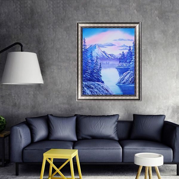 5D full diamond tegning korssting DIY dekorasjon 30x40cm