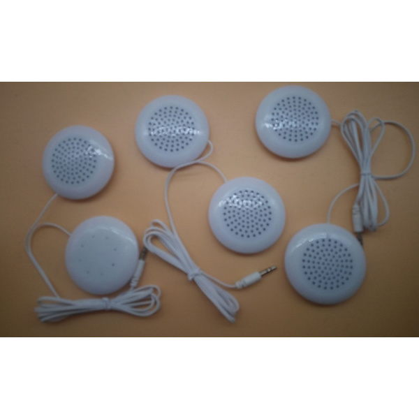 Mini Dual -puhelinkaiutin, 3,5 mm:n stereo ulkokaiutin, yhteensopiva MP3-, MP4-, iOS- ja CD-laitteiden kanssa
