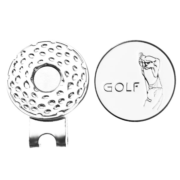 Golfbollmarkörer Stark Magnetisk Golfhattklämma för Golfhatt (3PCS)