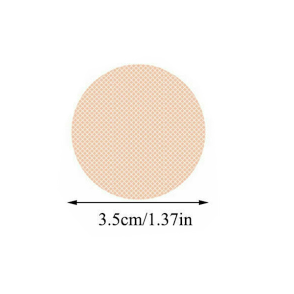 Näkymätön rintaliivilaastari Anti-bump Strip Bare Chest Pad Nipple Patch 50PARIA