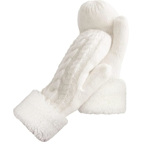 Dam Vinterhandskar, Supertjocka Varma Vantar Damhandskar och Vantar Perfekt Julklapp Födelsedagspresent kompatibel med Damer, Flickor, Älskare Mamma