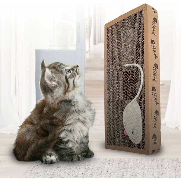 x Kattklösbräda med Sisal Klösstolpe för Kattunge med Gratis Kattmynta, (38 12.5 1.8) cm