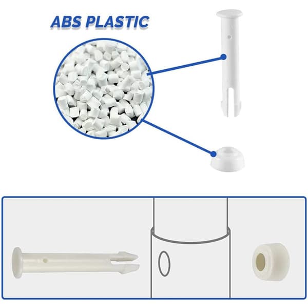20 st simbassängsstift, ersättningsstift, plast simbassängsfogar,