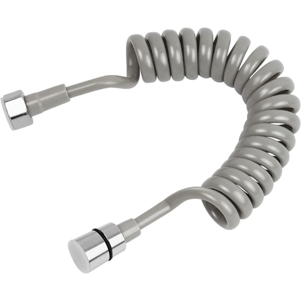 Teleskopisk Bruseslange, 2 Meter Badeværelses Fjeder Slange, Rustfrit Stål Spiral Slange, Lang Slange til Sprøjte, Toilet, Bidet, Hane
