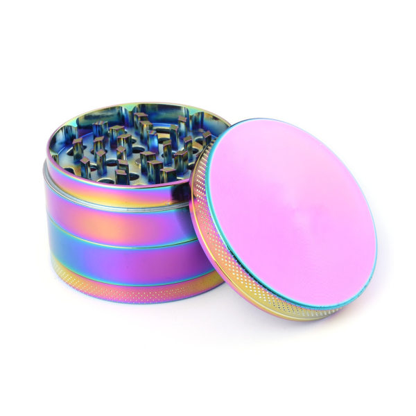 Rainbow Herb Mills 4-delt zinklegering Pollen Grinder