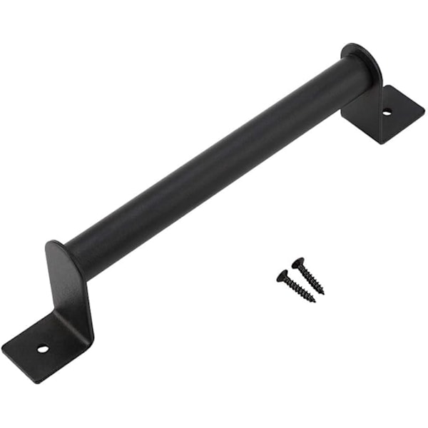 Låve Dørhåndtak Svart Heavy Duty Låve Dør Hardware Karbonstål med Heavy Duty Dørhåndtak for Skyvedør