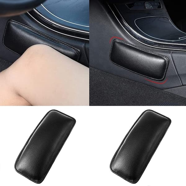 2-pack Universal Car Center Console Knäkudde Mjuk Pad, Dörrarmstöd Pro
