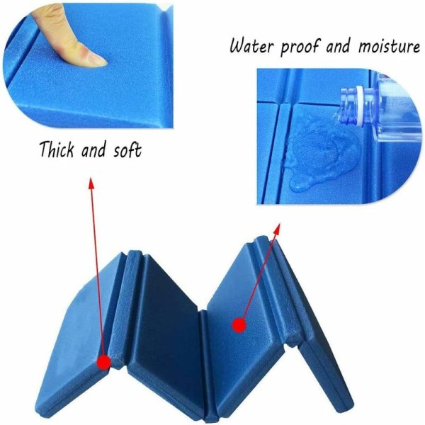 2-pack hopfällbar sittdyna utomhus termisk sittdyna termisk sittdyna