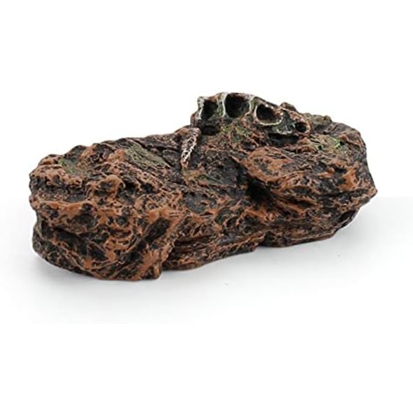 Konstgjord trädstubbe Mini trädgårdsfigurer Stubbar Prydnader Miniatyr Sten