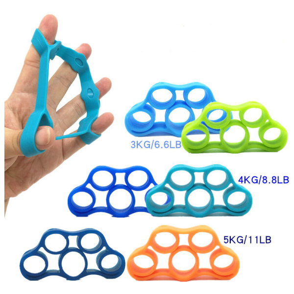 Blue Lake Silicone Finger Training Puller Mouse Hand Finger Exercise Traine