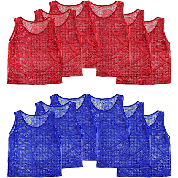 Nylon Mesh Scrimmage -joukkueharjoitusliivit Pinnies -paidat lapsille ja nuorille