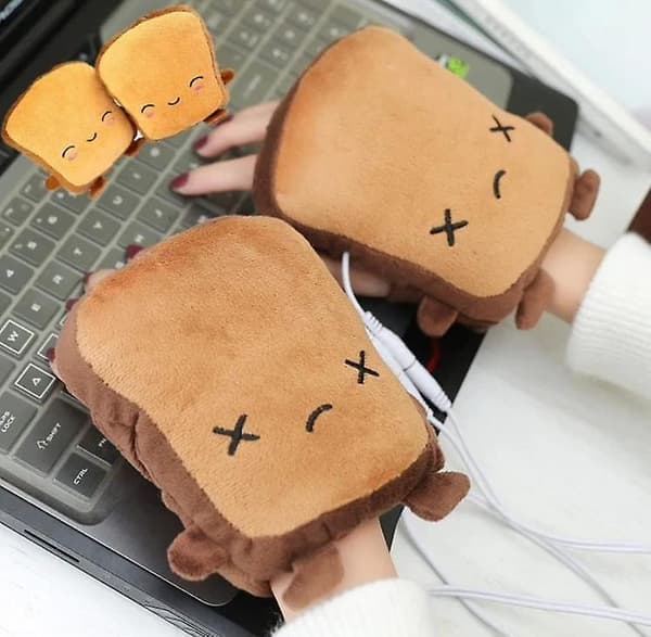 Usb håndvarmere søde opvarmede håndvarmer handsker